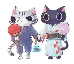 STRAYCATS in spring and summer sticker #9816874