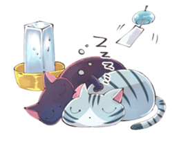 STRAYCATS in spring and summer sticker #9816879