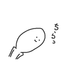 Sticker to send to friends in Japanese sticker #9817129