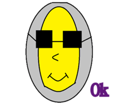 Fu Cheng egg man sticker #9817444