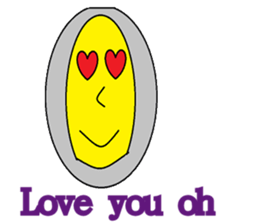 Fu Cheng egg man sticker #9817454