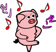 cute hog sticker #9817529