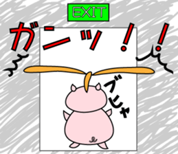 Helicopter Pig sticker #9817728
