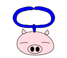 Helicopter Pig sticker #9817749