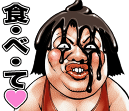 kowamote busu macho 2 sticker #9817967