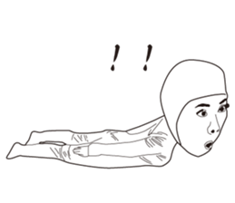 Body Suit Sticker 2 sticker #9818191