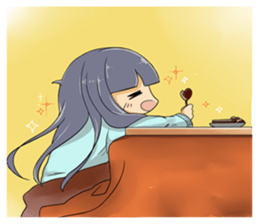 Positive and negative child sticker #9818292