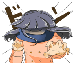 Positive and negative child sticker #9818299