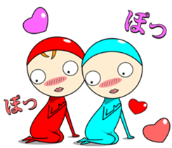 Men in tights. sticker #9818551