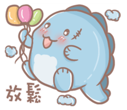 Blue Dinosaur sticker #9818760