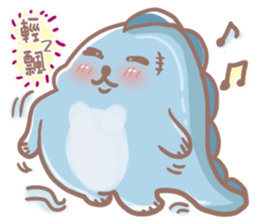 Blue Dinosaur sticker #9818770