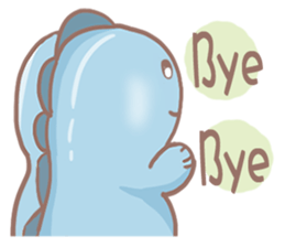 Blue Dinosaur sticker #9818776