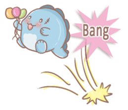 Blue Dinosaur sticker #9818778