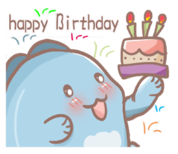 Blue Dinosaur sticker #9818799