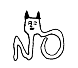 Tights cat ! sticker #9819084