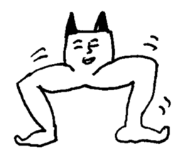 Tights cat ! sticker #9819106