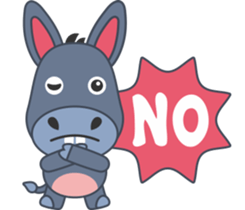 Little Donkey Daily Life sticker #9820230