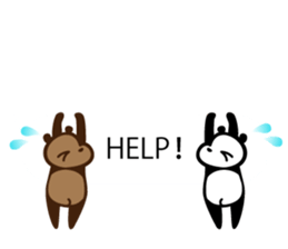 panda talk sticker sticker #9820255