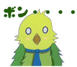 The happy parrots sticker #9820964