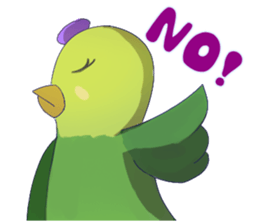 The happy parrots sticker #9820967