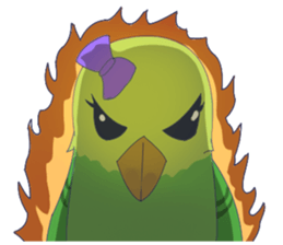 The happy parrots sticker #9820976