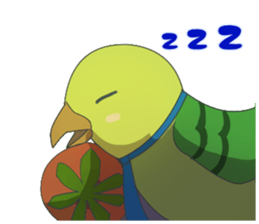 The happy parrots sticker #9820996