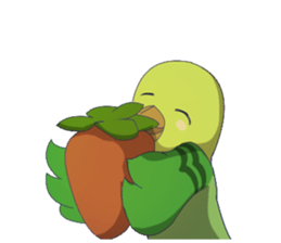 The happy parrots sticker #9820999