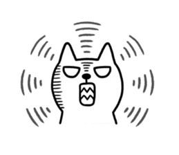 TOFU -White Cat - 6 sticker #9821623