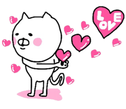 YOU LOVE CAT sticker #9821652