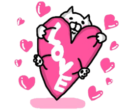 YOU LOVE CAT sticker #9821653