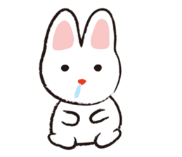 The Sad Rabbit sticker #9821813