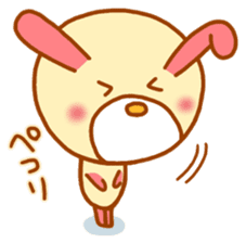 pink rabbits!! sticker #9822051