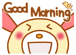 pink rabbits!! sticker #9822060