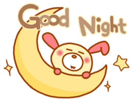 pink rabbits!! sticker #9822061