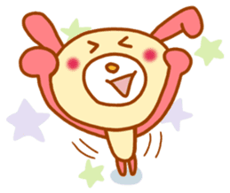 pink rabbits!! sticker #9822067