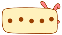 pink rabbits!! sticker #9822071