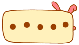 pink rabbits!! sticker #9822071