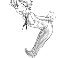 Hyper act boys sticker #9822509