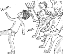 Hyper act boys sticker #9822512