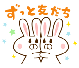 love rabbit friends sticker #9822601