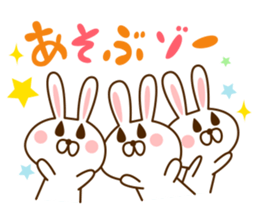 love rabbit friends sticker #9822607