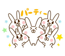 love rabbit friends sticker #9822608