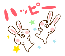 love rabbit friends sticker #9822609