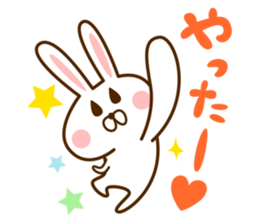 love rabbit friends sticker #9822614