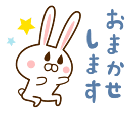 love rabbit friends sticker #9822619