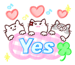 Pastel Cats sticker #9822766