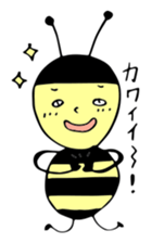 Miss honey bee sticker #9823130