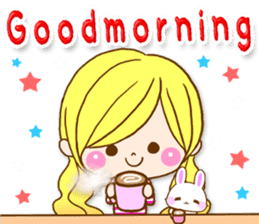 Romantic girlfriend sticker #9823600