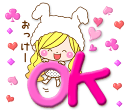 Romantic girlfriend sticker #9823604