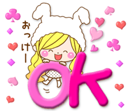 Romantic girlfriend sticker #9823604